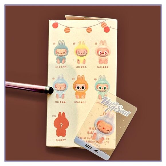 Labubu Have A Seat Vinyl Plush Face Blind Box - Zizi - Picture 14 of 16
